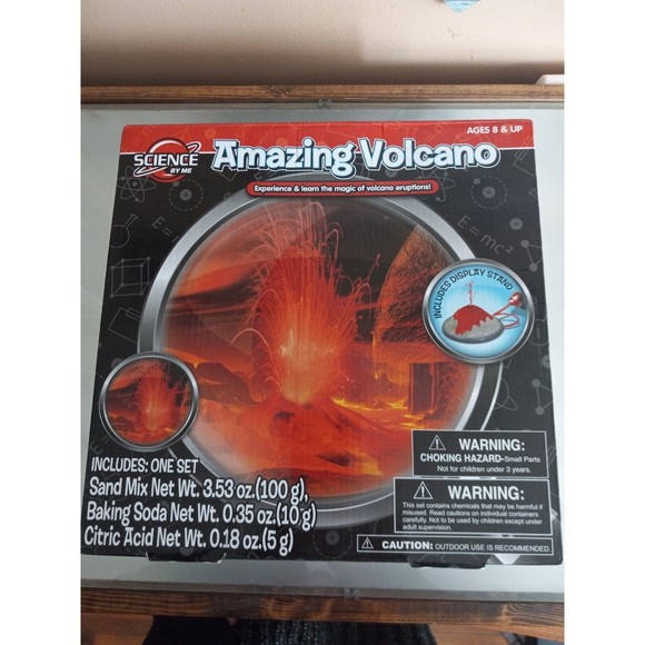 Science By Me Amazing Volcano One Set Kit NIB - Picture 2 of 5